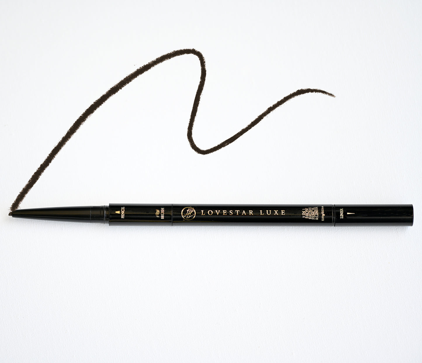 3-in-1 GLAM BROW PENCIL - NOIR